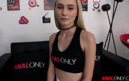 ANAL ONLY Tiny teen Alicia Williams anal tryout