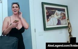 Big Boobed Brunette Alison Tyler Dicked By Fat Cock Legend!
