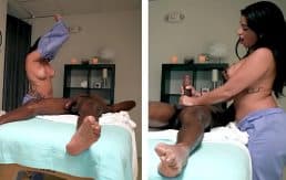 NICHE PARADE – Black Dude With Big Dick Gets Jerked Off At Shady Massage Parlor